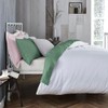 Plain Dyed Percale Jade Fitted Sheet 160 x 200 cm