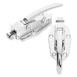 TEHAUX Heavy Duty Aluminum Alloy Door Latch for Freezers Ovens Cold Storage Durable Handle for Walk Coolers Refrigerators Versatile Locking for Various Applications