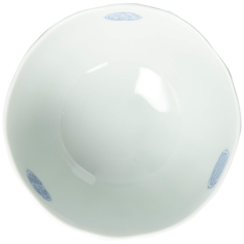 Mino Ware 136147 Rikyu Bowl, Karako Round Crest