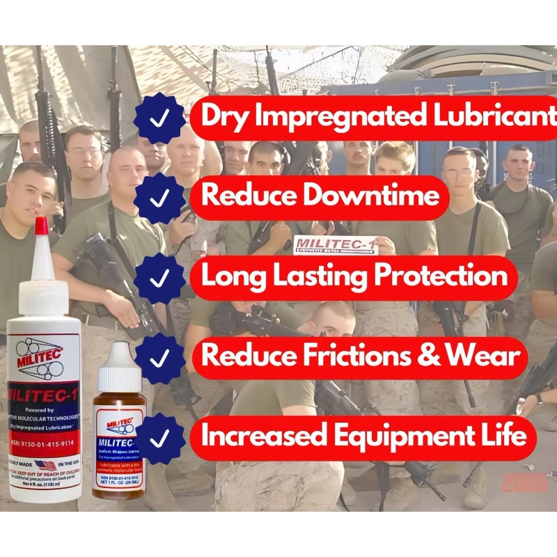 Militec-1 Lubricant Anti-friction Metal Conditioner, Engine Oil Treatment, 4 oz