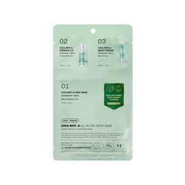 VT Cosmetics [Lounge Exclusive] VT Cica Reti-A All-in-One 3-Step Mask 25g+1.5g+1.5g 30 Sheets