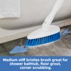Qaestfy Shower Scrubber Cleaning Brush Combo Bath Tub Tile Cleaner