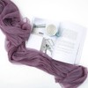 Joanlody Grape Cheesecloth Table Runner 10Ft Rustic Gauze Tablecloth 38x120