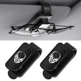 Soporte para Gafas de Coche, Soporte Universal de Gafas de Sol de Visera de Coche, Car Truck Multi-Function Iinterior Automotive Accessories 2pzs