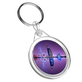 1 x Dubai United Arab - Keyring IR02 Mum Dad Kids Birthday #12395