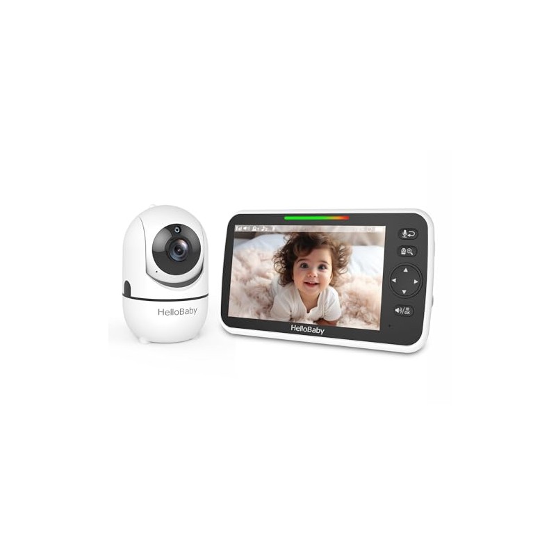 HelloBaby Baby Monitor with Camera and Audio, 6'' World First