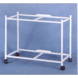 Mcage 2-Shelf Stand for Two of 30" x 18" x 18 Breeding Flight Cages, White