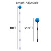 Cobweb Duster with Pole, 10ft Stainless Steel Pole Cobweb Brush