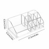 QUINTRA Rectangular Cosmetic Organiser for Transparent Skin Care Products with