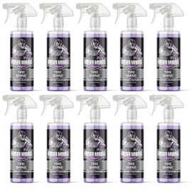 Hoosier Momma 16oz Car Tire Shine - Long-Lasting, High-Gloss Formula Enhances Tires with a Wet-Look Shine - Repels Dirt & Protects Rubber - Easy Spray-On for a Showroom Finish(10-Pack)