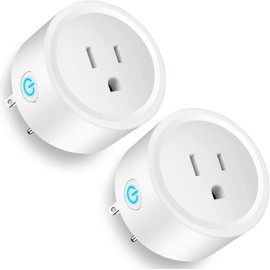 Enchufe Inteligente WIFI Mini Smart Plug, WiFi Smart Outlet Funciona con Alexa, Google Home / IFTTT, Temporizador, Control Remoto de APP desde cualquier lugar, sin necesidad de concentrador, control de voz con WiFi habilitado (2)