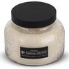 Vanilla Orchid Embossed Candle Jar (18 oz) - Refreshing aroma