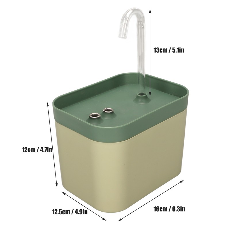 Cat Water Fountain 1.5L Large Capacity Automatic Cycle Ultra Quiet