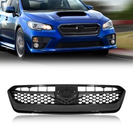 Hbzxqp 91121VA070 2015 WRX Front Bumper Grill Compatible with Subaru WRX 2015 2016 2017 Upper Grille Black