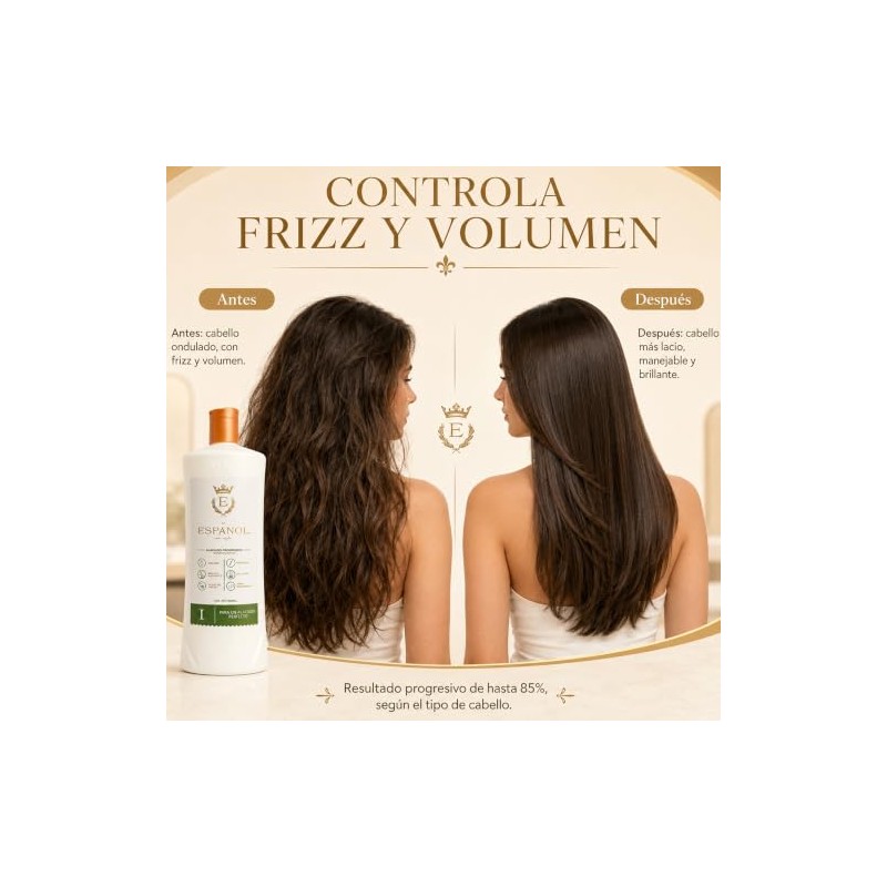 Alaciado Progresivo Profesional 1000 ml | Efecto Lacio de Hasta