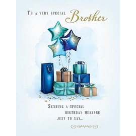Piccadilly Greetings Birthday Card Special Brother - 8 x 6 inches
