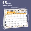 2025 Calendar, Desk Calendar 2024-2025, Monthly Desktop Calendar (Oct. 2024