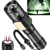 JAY-PARK Flashlights High Lumens, Rechargeable Flashlight 10000 Lumens with Magnetic,