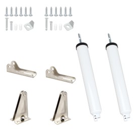 The Double Door Closer System is Suitable for Keeping Storm Doors Screen Doors and Safety Doors Open Storm Door Closer Smooth Closing Action 2-Piece Set