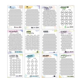 Money Jar tin Tracker Sticker,Multiple Savings Challenges Tracking Label Decal for Piggy Bank Box, Budget Planner Sticker for Planners, Bullet Journals (Sticker only)