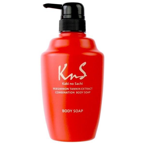 KNOS Persimmon Sachi Medicated Body Odor, Aging Odor, Body Soap, 15.2 fl oz (450 ml), Deodorizing, Men's, Aging Odor Prevention, Deodorizing, Made in Japan