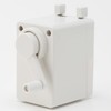 Muji NDB06A5S Manual Pencil Sharpener, Small, Light Gray, Approx. W