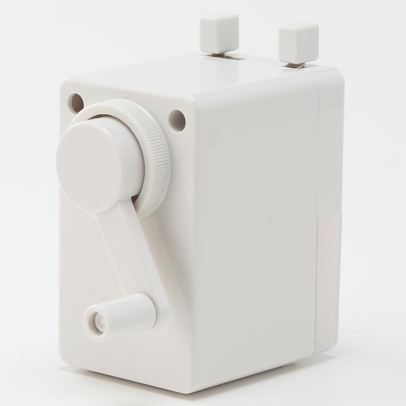Muji NDB06A5S Manual Pencil Sharpener, Small, Light Gray, Approx. W