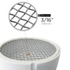 PVC Termination Cap Mesh Screen Vent Cover, Furnace & Roof