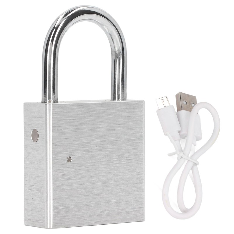Bluetooth Padlock USB Rechargeable APP Control Impact Resistant Smart Padlock