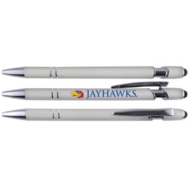 Kansas Jayhawks Comfort Coated Stylus ballpoint Pen 6 Pack 30518