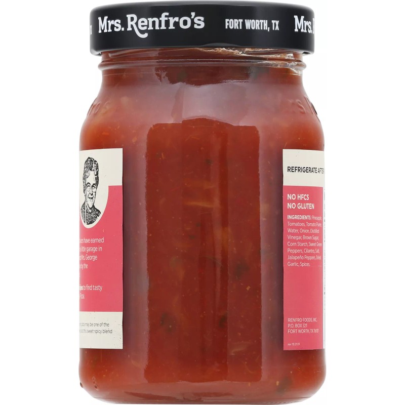 Mrs. Renfro's Pineapple Salsa 16 oz (Pack of 6)