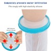 【Fully Waterproof Bathing Guards】 Cast Cover for Shower Bath Reusable