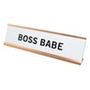 Boss Babe Nameplate Desk Sign