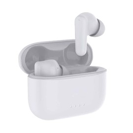 Laser TWS Earbuds with Wireless Charging Case White, Bluetooth, Earphone, Voice Assistant