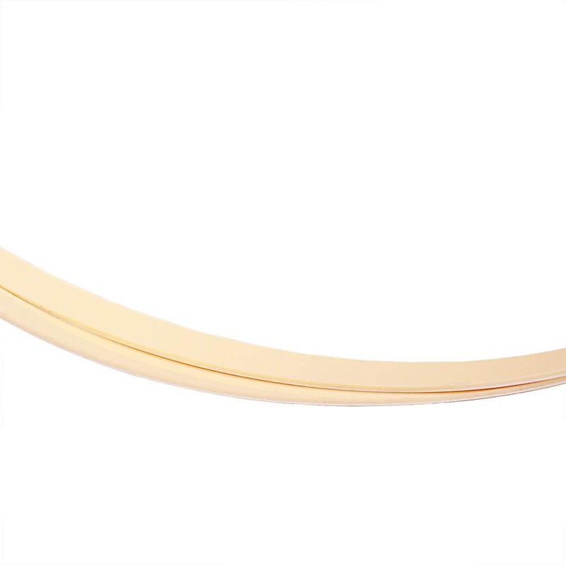 Alnicov 1630x10x1.5mm Plastic Binding Purfling Strip for Acoustic Classical Guitar,Cream