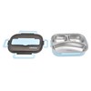 1L Bento Box 304 Stainless Steel Compartment Leak Proof Portable