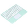 Touch Wireless Keyboard Round Keycaps Ergonomic Design Ultra Thin Smart