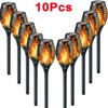 Solar Flame Torch Lights for Garden Decor – Flickering LED