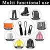 15Pcs Spare Zipper Pulls, Universal Zip Puller Replacement, Zipper Pull