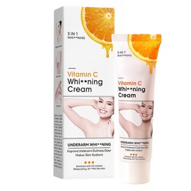Q.Z.Art Vitamin C Face & Body Cream Crema Aclarante para Axilas, Zonas Íntimas y Manchas Corporales - 50g