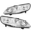 ROADFAR For Honda Accord 1998-2002 Replacement Chrome Housing Clear Reflector