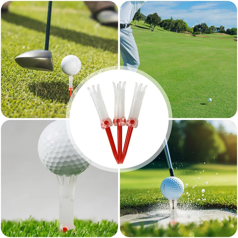 3 Pack Rubber Golf Tees Golf Tees Golf Long Tees