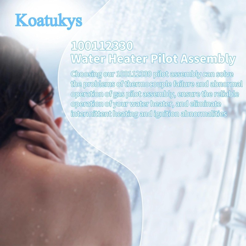 Koatukys 100112330 Water Heater Pilot Assembly Replace for 9007876 9007877