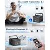 Boombox Cassette CD Player Bluetooth5.1 with 5000mAh Battery,5W Dual Stereo