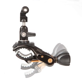 iSHOXS Cobra Pro Bicycle Mount for GoPro Hero 13 12 11 10 9 DJI Osmo Insta360 Akaso Accessories Compatible Action Cameras Stable and Flexible Aluminium Clamping Range 15-50 mm 360°