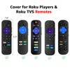 SOTATOO Roku TV Remote Case, 2 Pack, Silicone Protective Controller,