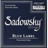 Blue Label Base Strings, Stainless Steel, 5 Strings, Flat Wound,