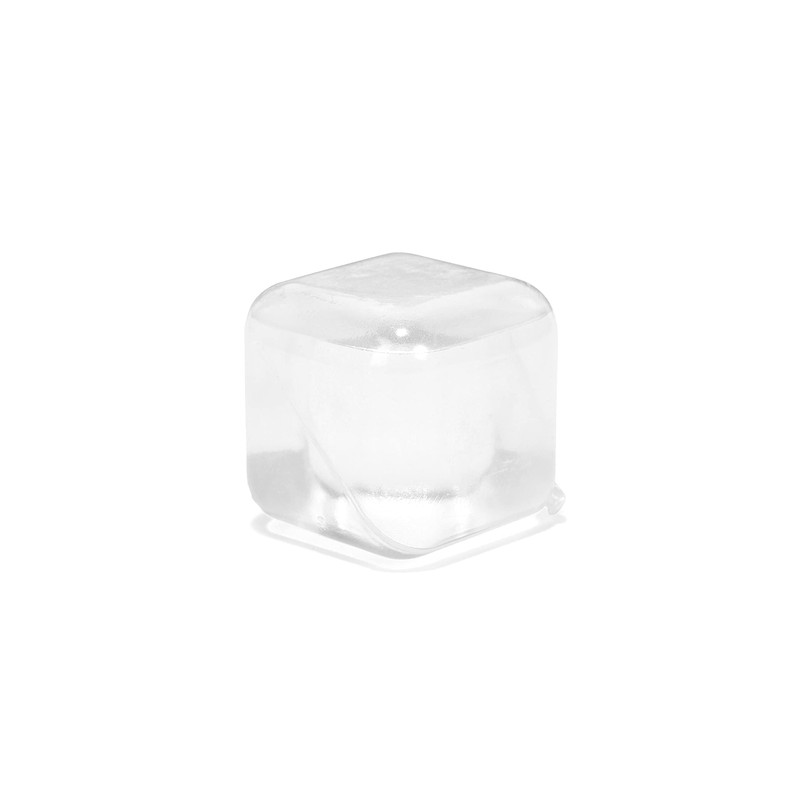 Kikkerland - Reusable Ice Cubes, 30 Pack, Clear Plastic Ice