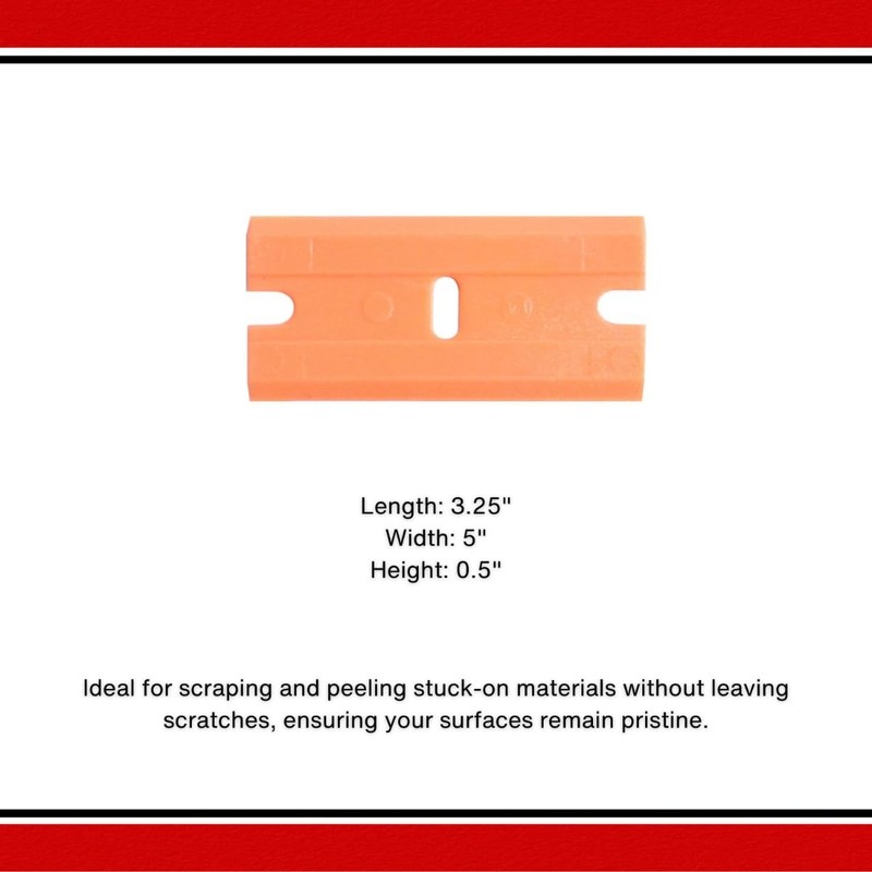 25Pc Plastic Blades 20 Bg/Ct, 10 Ct/Cs