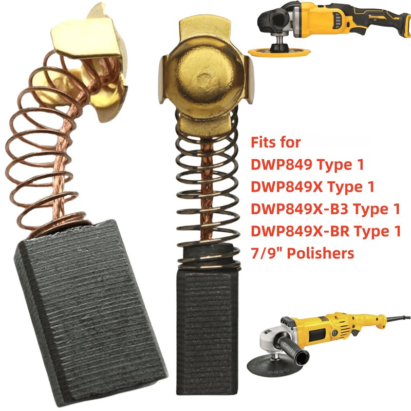 8PCS N398321 N398327 N103592 N088403 Carbon Brushes Compatible with Dewalt